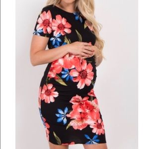 Pinkblush Fitted Maternity Dress